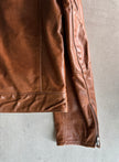 1980s MULTI POCKET LEATHER JACKET