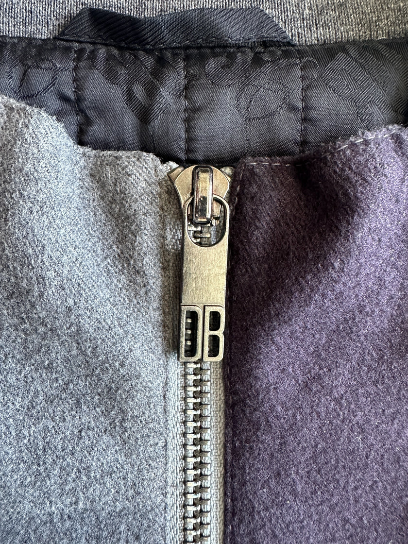 DIRK BIKKEMBERGS - 1990s SAMPLE BOTTLE NECK OVERSIZED BOMBER JACKET