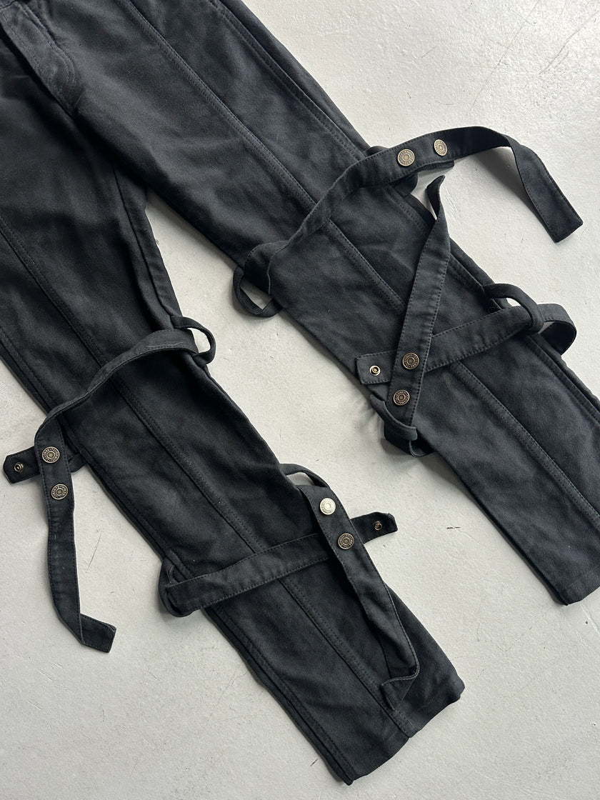 JIMMY TAVERNITI - late 1990s BONDAGE LOW WAIST TROUSERS