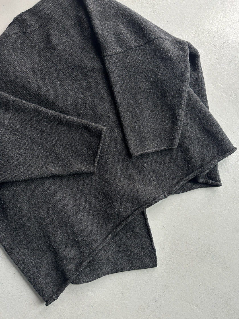 ESKANDAR - 1990s OVERSIZED ASYMMETRICAL WOOL COAT