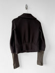 EMPORIO ARMANI - F/W 2015 WOOL JACKET WITH LAYERED SLEEVE