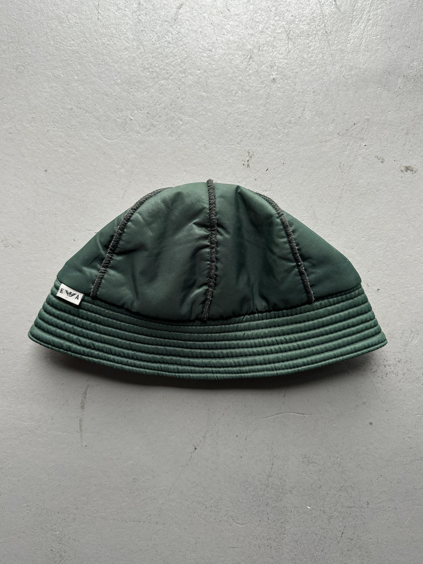 EMPORIO ARMANI - 1980s TECHNICAL BUCKET HAT