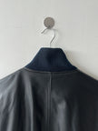 KANSAI YAMAMOTO - 1990s LEATHER BOMBER JACKET