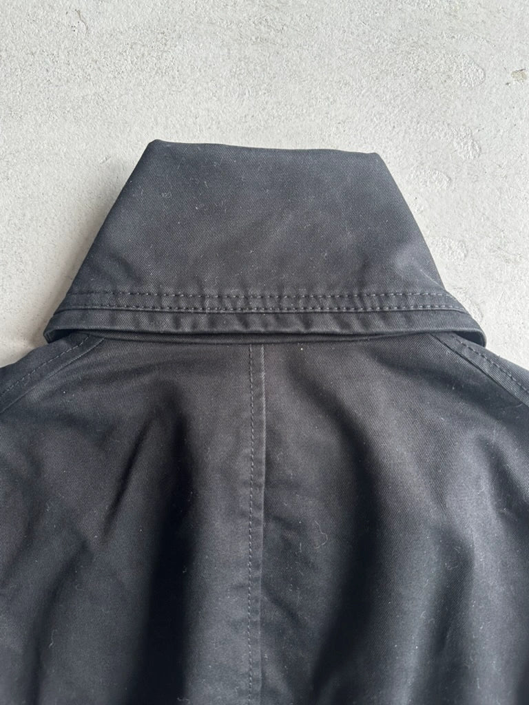 ARMANI EXCHANGE - 2000s CROP FIT JACKET WITH WIDE COLLAR