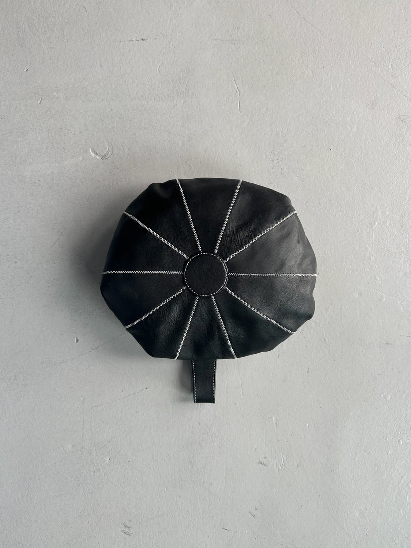 ENRICO COVERI - 1990s LEATHER BUCKET BAG