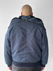 VERSACE - F/W 2003 NYLON BOMBER JACKET WITH OVERSIZED HOOD