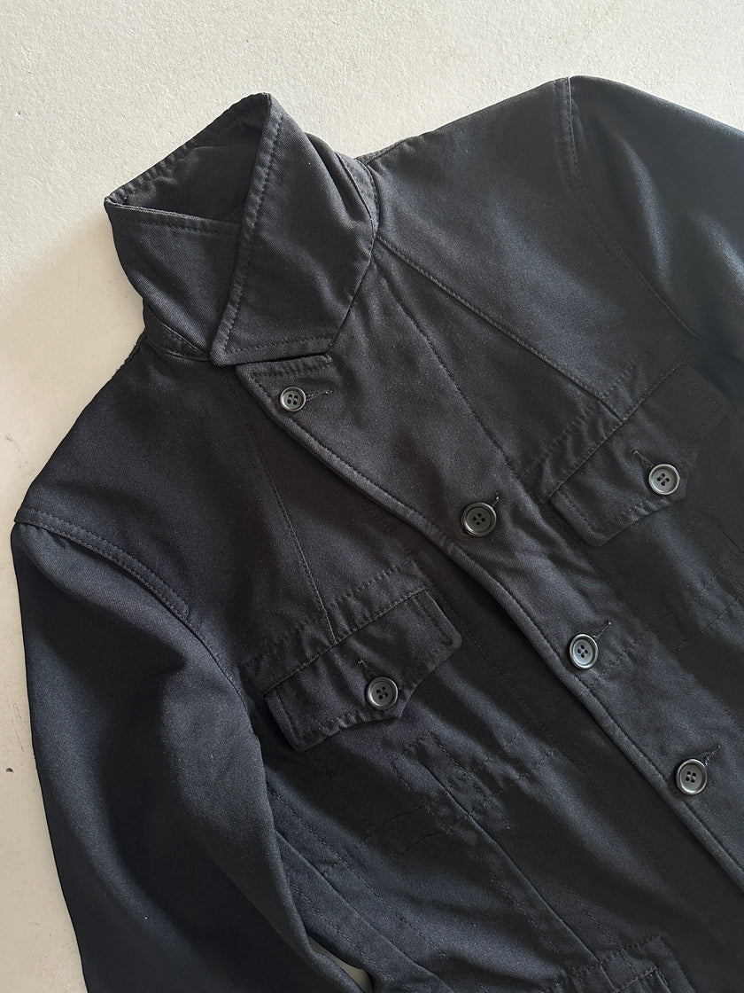 COMME DES GARÇONS BLACK - S/S 2011 MULTI POCKET STRAIGHT FIT JACKET