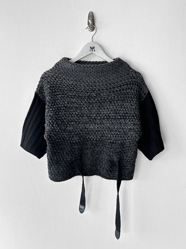 DANIELE ALESSANDRINI - early 2000s BOXY CHUNKY KNIT TOP