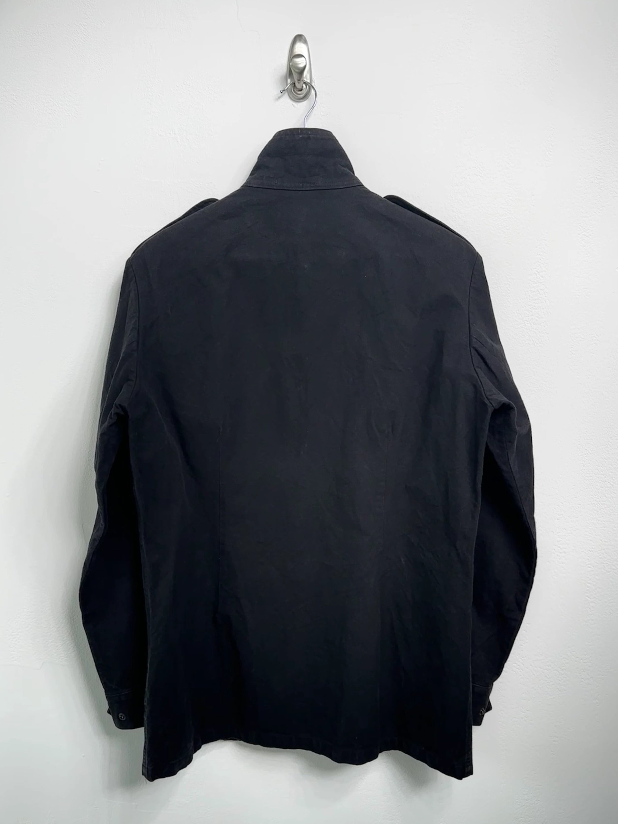 YOHJI YAMAMOTO Y'S FOR MEN - S/S 2003 ZIPPED FUNNEL NECK COTTON JACKET
