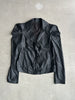 COP COPINE - 2000s PUFFED SHOULDERS GLOSSY FINISH JACKET