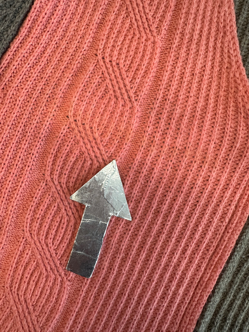 COMME DES GARÇONS - F/W 2000 COLOUR BLOCK ZIPPED KNIT CARDIGAN