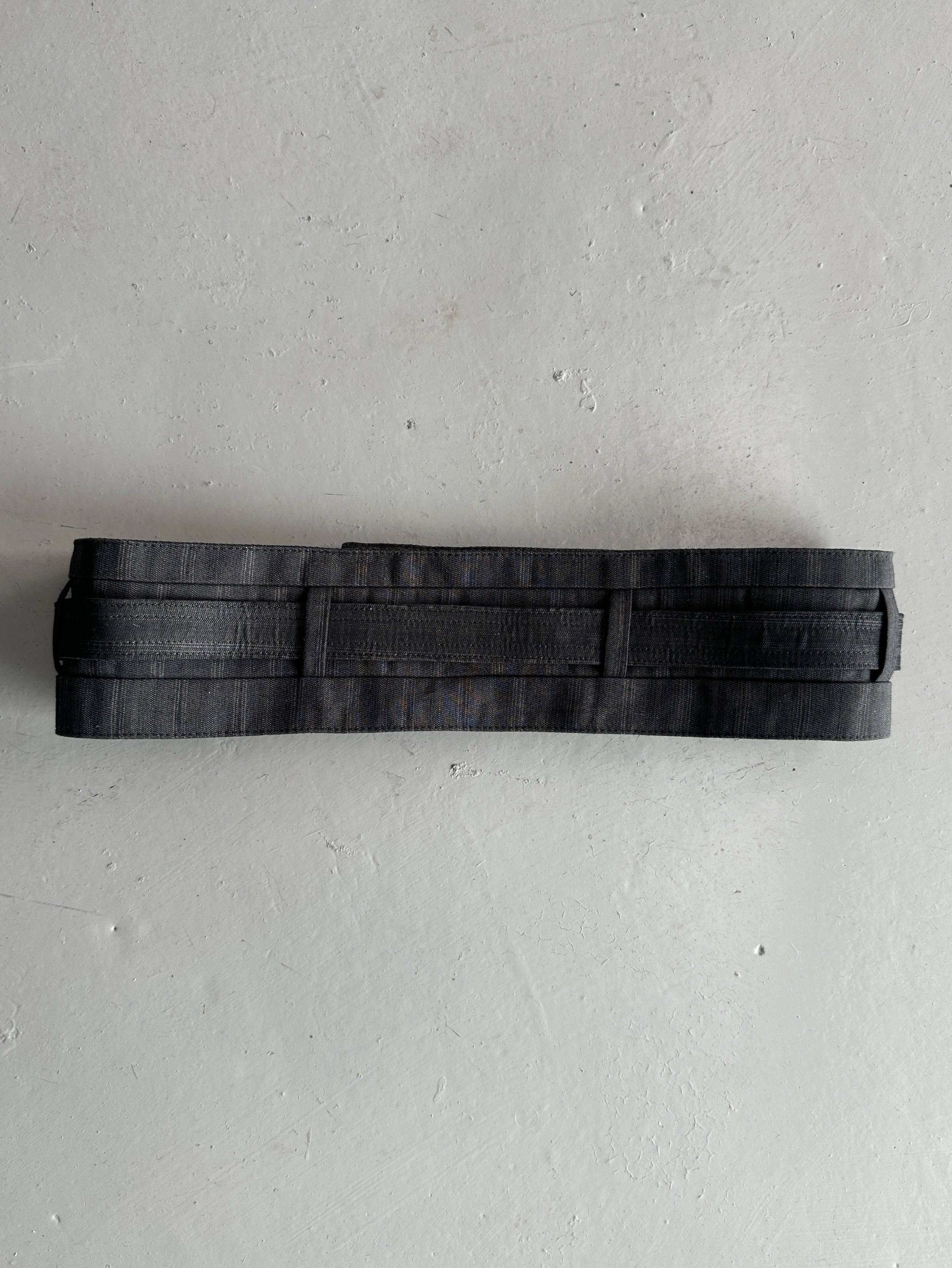 NEIL BARRETT - early 2000s LINEN WAIST BELT