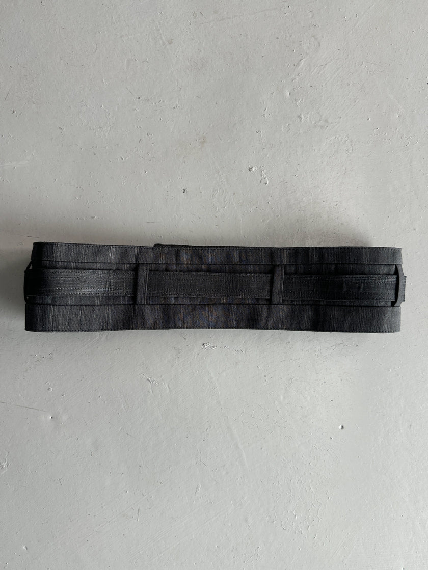 NEIL BARRETT - early 2000s LINEN WAIST BELT