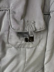 TRUSSARDI - early 2000s CROP FIT JACKET WITH CROSS STRAP DETAILS