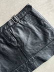 ICEBERG- 1990s LEATHER MINI SKIRT