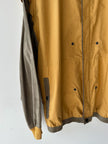 ITALIAN LABEL - 1980s LAYERED SUEDE JACKET WITH BELTED WAIST