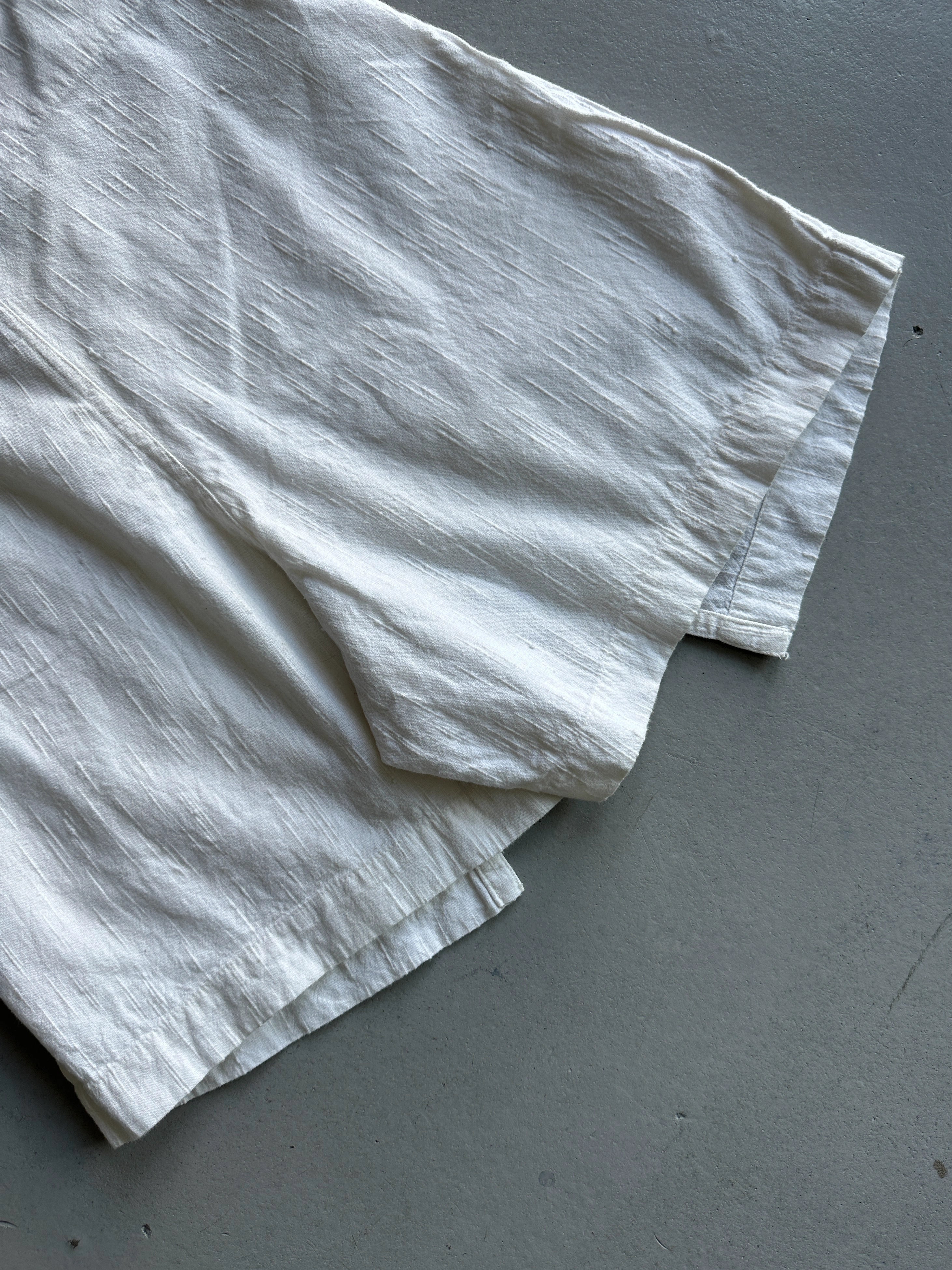 PLANTATION ISSEY MIYAKE - 1990s WRAP STYLE LINEN SHORTS