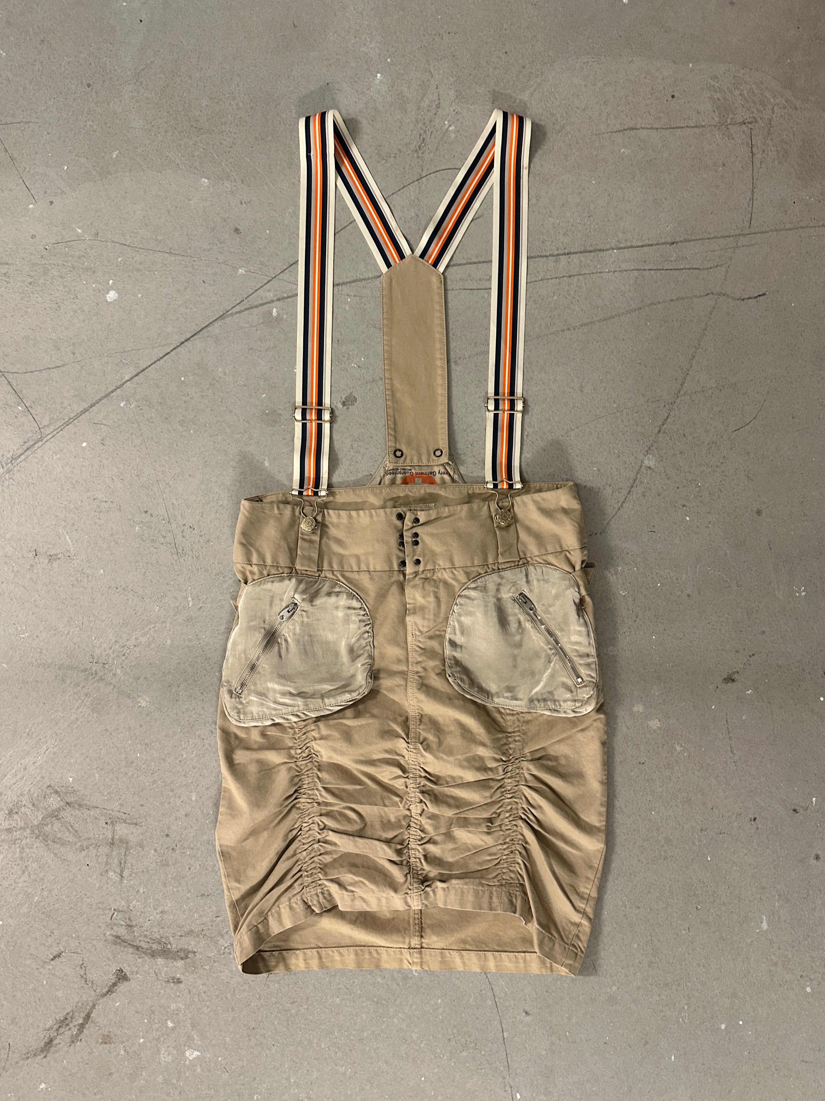 MICHIKO KOSHINO - 2000s DUNGAREE SKIRT