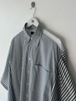 YOHJI YAMAMOTO Y'S - late 2000s DOUBLE LAYER SHORT SLEEVE SHIRT