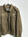 DOLCE & GABBANA - S/S 2006 TRUCKER JACKET WITH LOGO TAPE AT FRONT ZIP