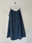 ISSEY MIYAKE PLANTATION - 1980s ASYMMETRIC LONG WRAP SKIRT