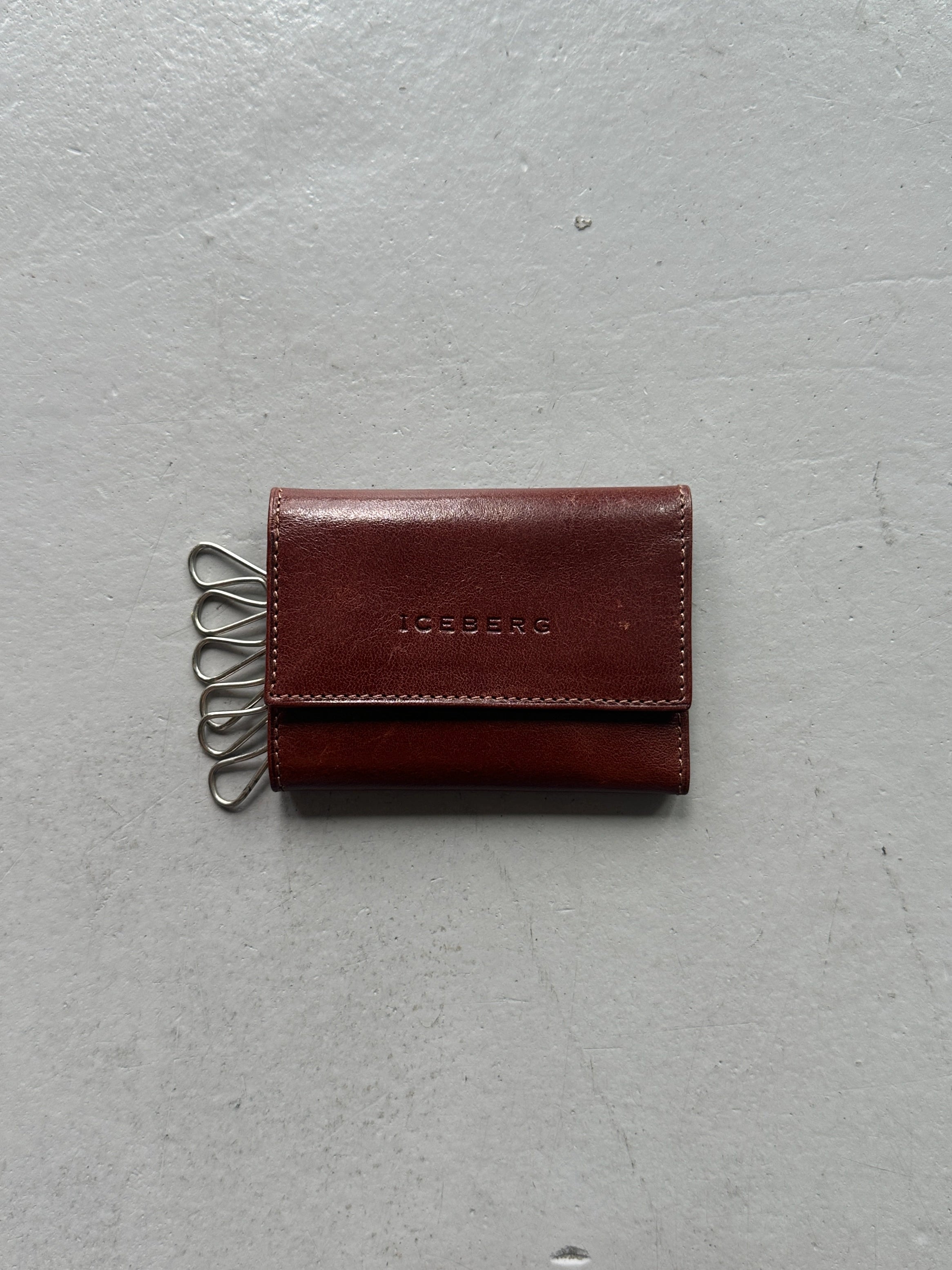 ICEBERG - 1990s LEATHER KEY HOLDER