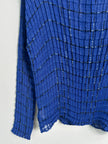 ISSEY MIYAKE - S/S 2001 SHEER PLEATED BUTTONED BLOUSE