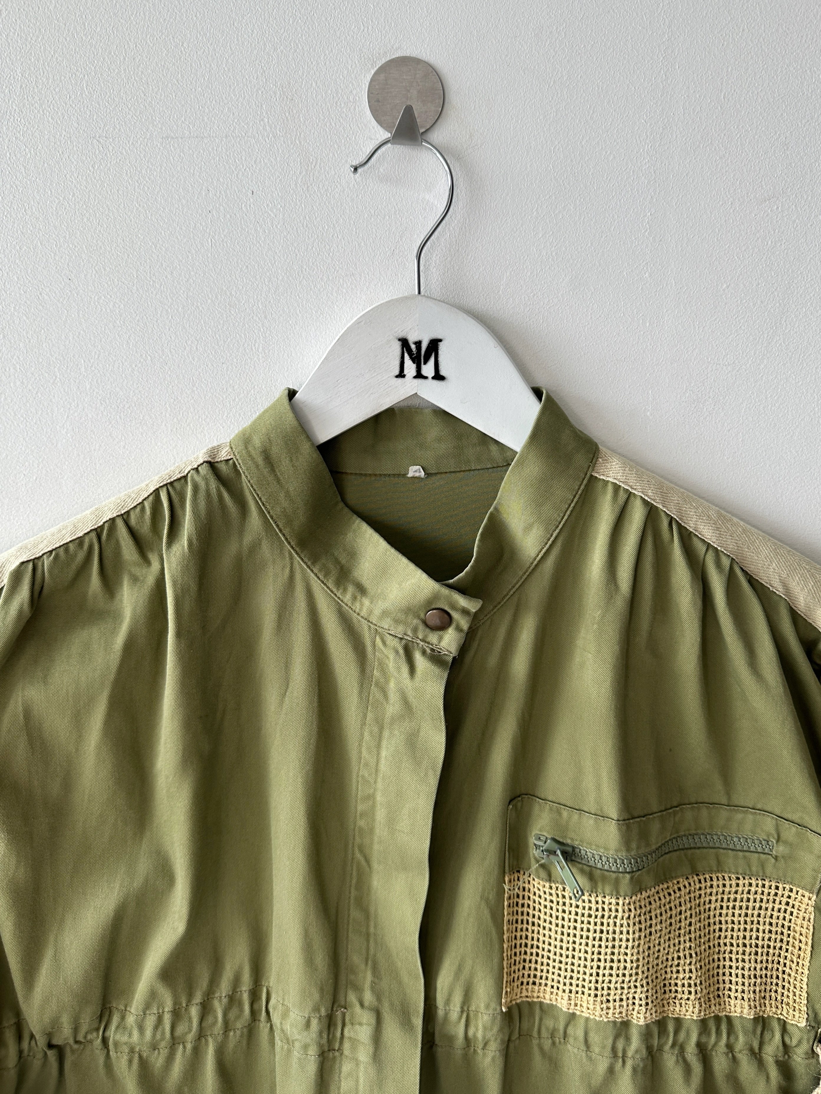 1980s UTILITY JACKET WITH DRAWCORDS DETAILS