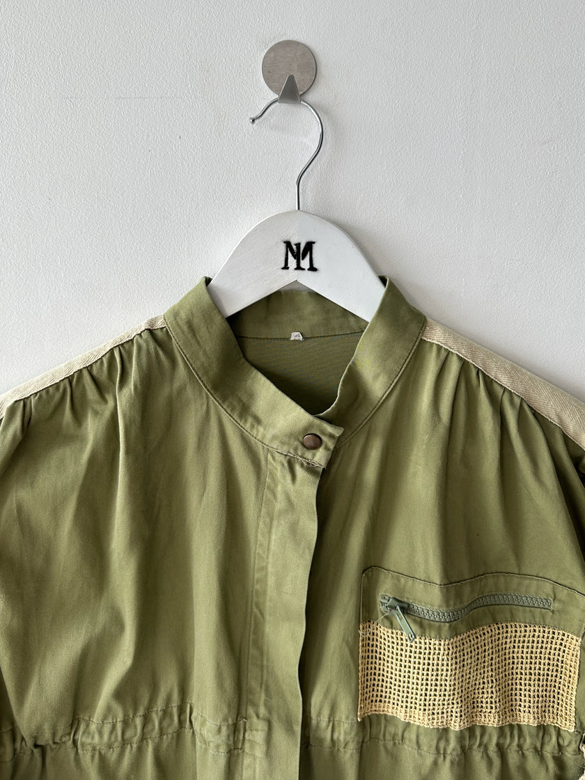 1980s UTILITY JACKET WITH DRAWCORDS DETAILS