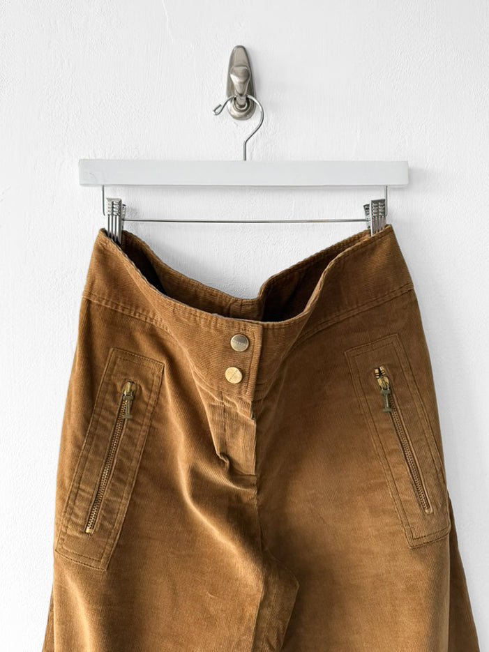 ICEBERG - F/W 2003 CORDUROY TROUSERS WITH KNIT CUFFS