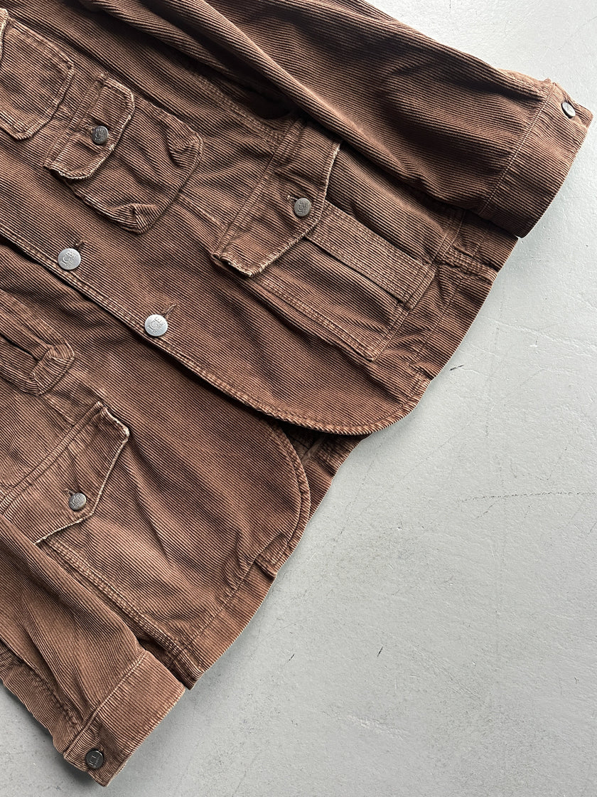 ICEBERG - early 2000s CORDUROY MULTI POCKET JACKET