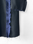 UNDERCOVER - F/W 2014 OVERSIZED DECONSTRUCTED WOOL COAT WITH RAW EDGES