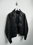 ISTANTE by GIANNI VERSACE - early 1990s LEATHER BOMBER JACKET