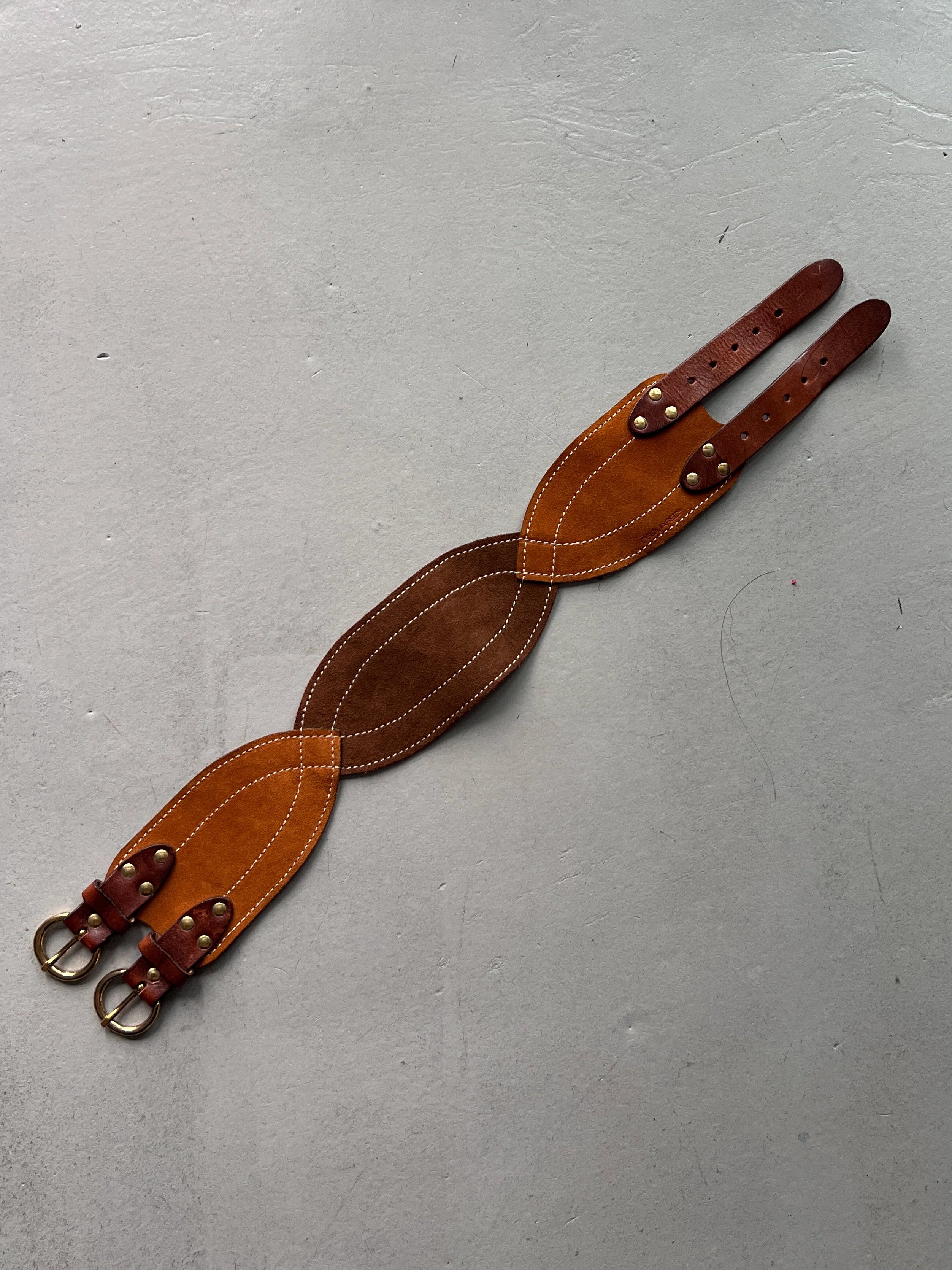 DSQUARED² – 2000s STRAW LEATHER BELT