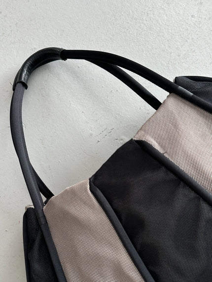 ISSEY MIYAKE PLEATS PLEASE - early 2000s MESH BALLOON TOTE BAG