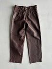 1990s BALLOON FIT LEATHER TROUSERS