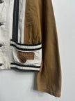 DIESEL - early 2000s CROP FIT JACKET WITH CONTRASTING STITCHING DETAILS