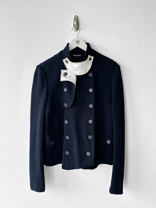 EMPORIO ARMANI - 2010s DOUBLE BREASTED FITTED JACKET