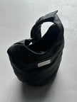 ARMANI JEANS - 2000s PERFORATED LEATHER BUCKET BAG