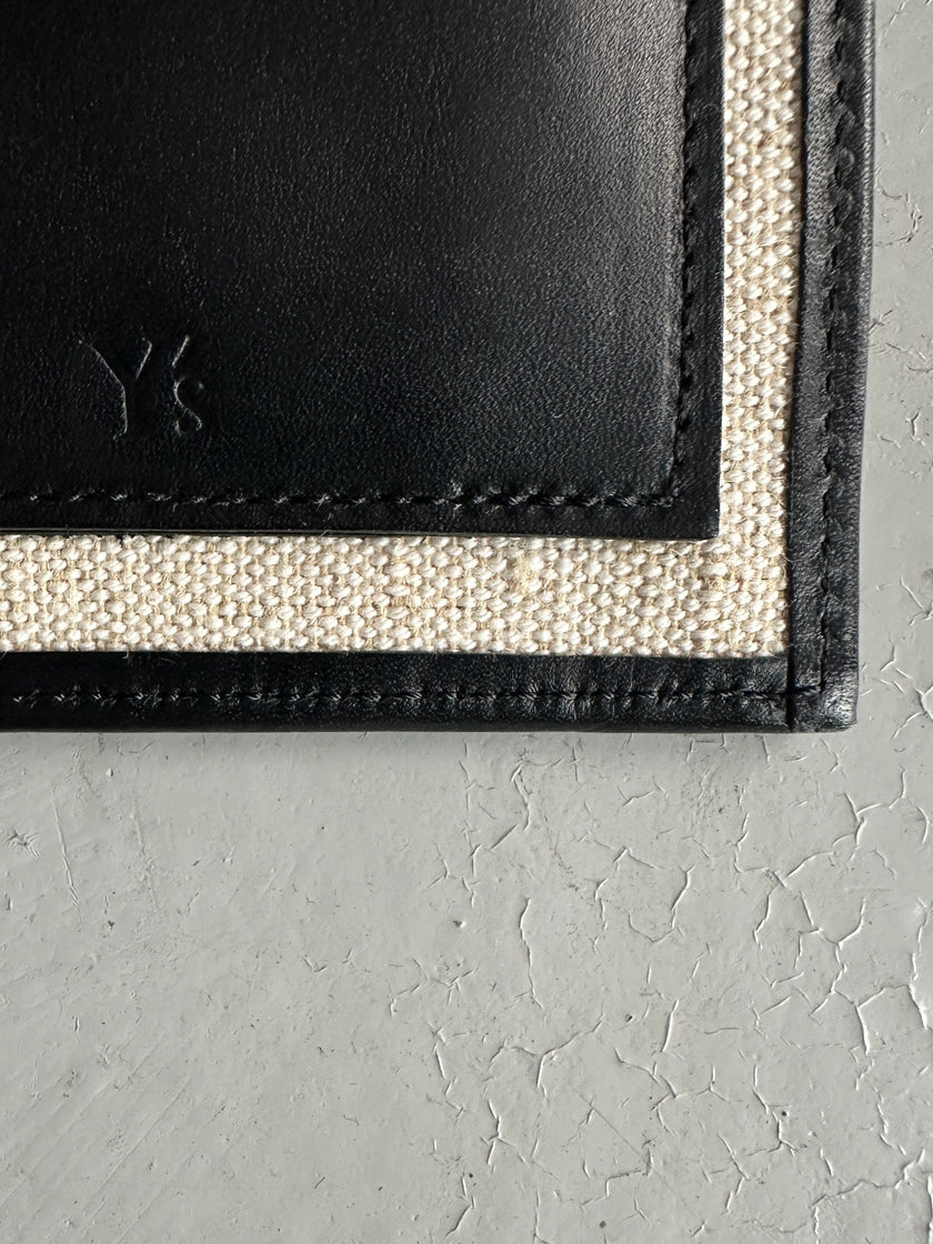 YOHJI YAMAMOTO Y'S - early 2000s LEATHER POUCH BAG
