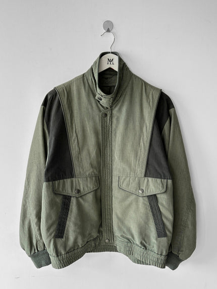 1990s COLOUR BLOCK BOMBER JACKET