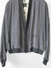 ITALIAN LABEL 1980s PINSTRIPED BLOUSON JACKET