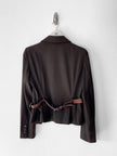 MOSCHINO - early 2000s BLAZER WITH BELTED WAIST