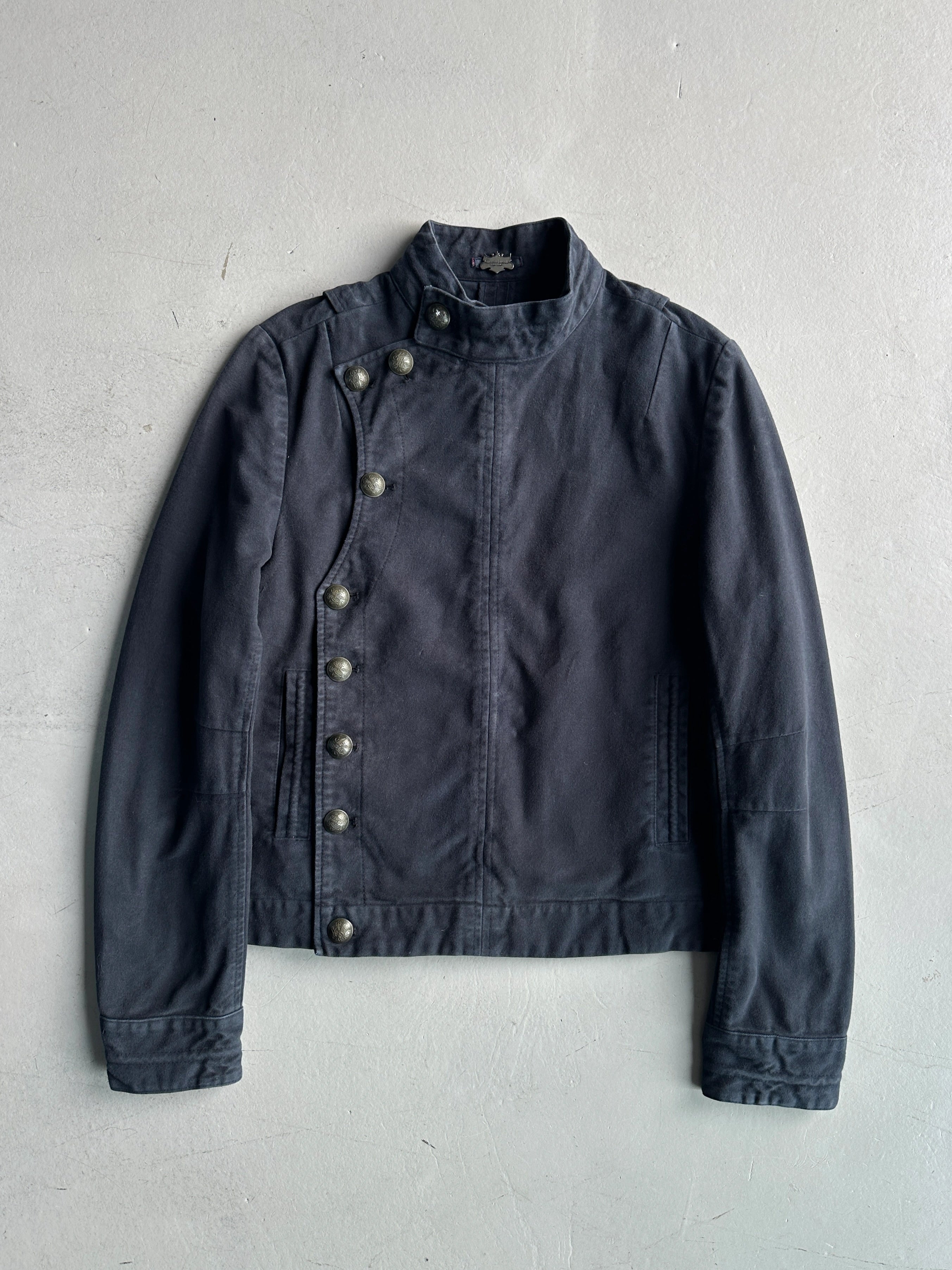 CHRISTIAN LACROIX - early 2000s CROP FIT MILITARY JACKET