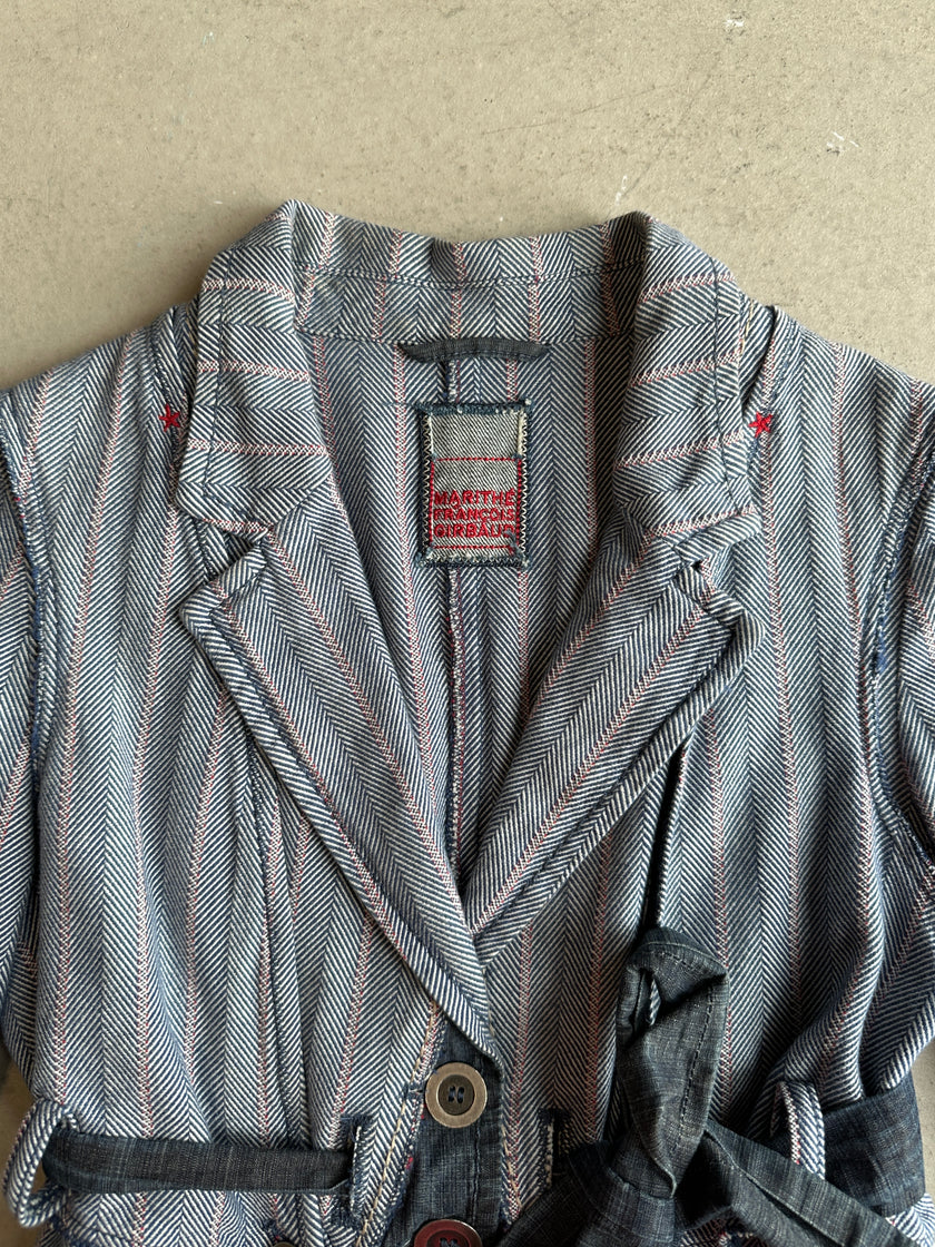 MARITHÉ + FRANÇOIS GIRBAUD - 2000s BELTED BLAZER