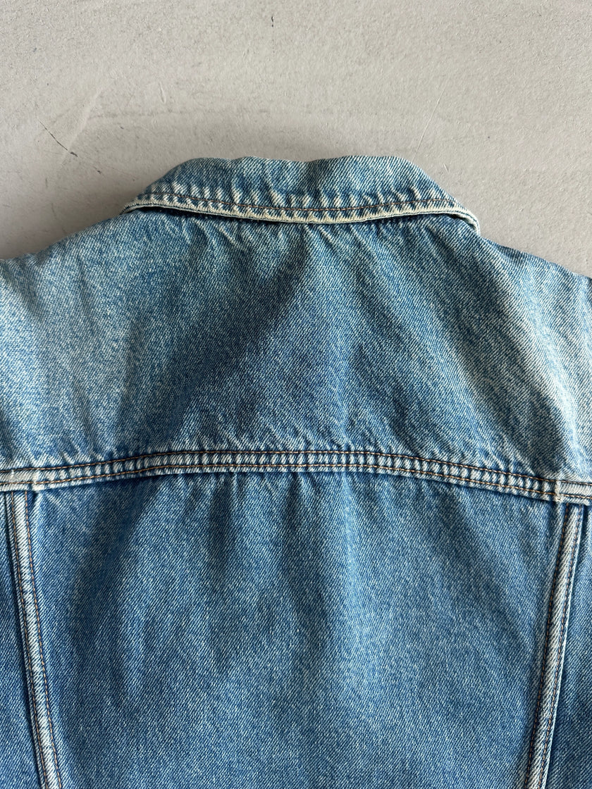 ARMANI JEANS - 1980s CROP FIT DENIM JACKET