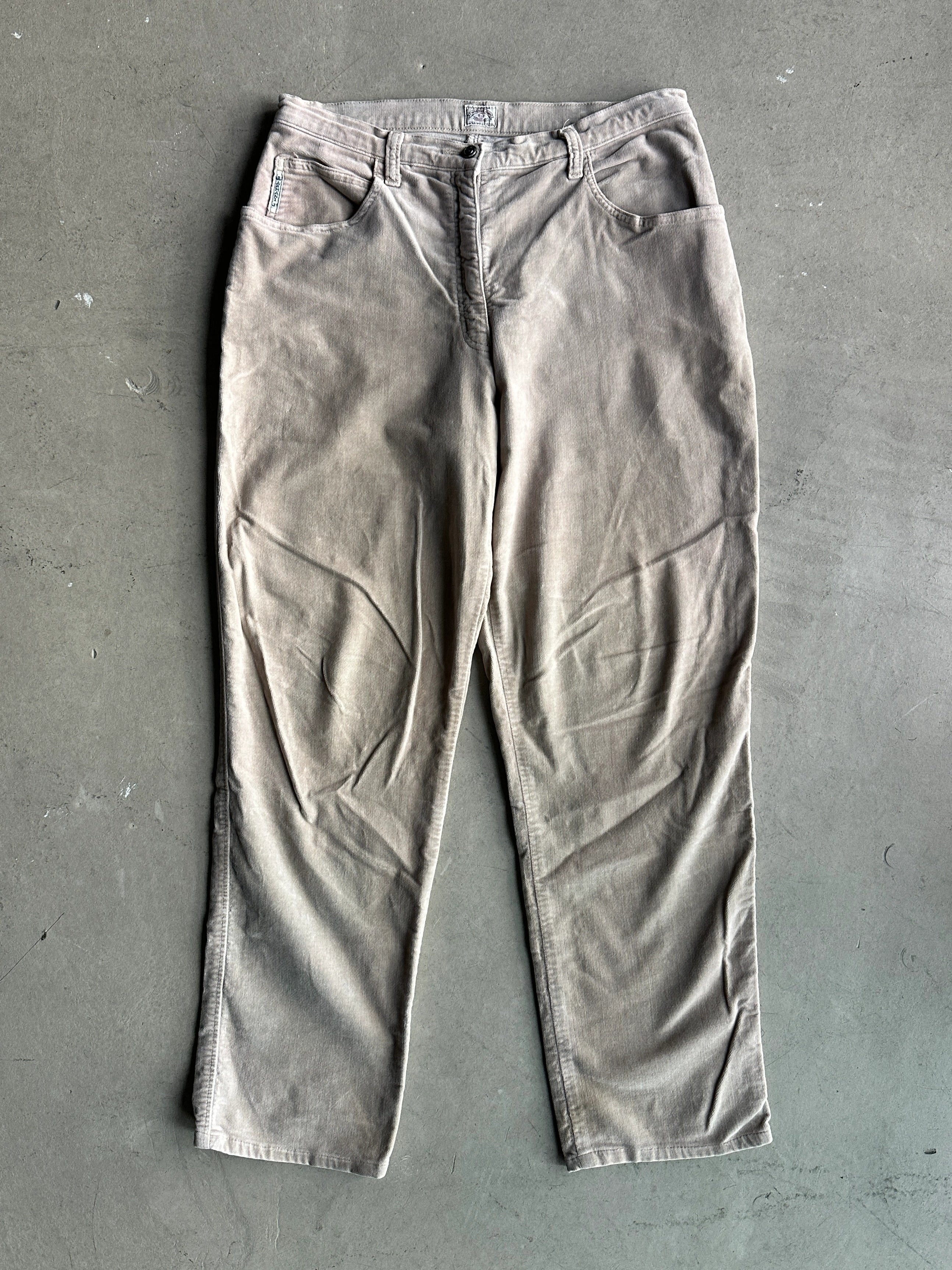 ARMANI JEANS - 1990s HIGH WAIST STRAIGHT FIT TROUSERS