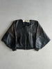 SIMONE SAUVAGE - 2000s BOXY FIT LEATHER JACKET