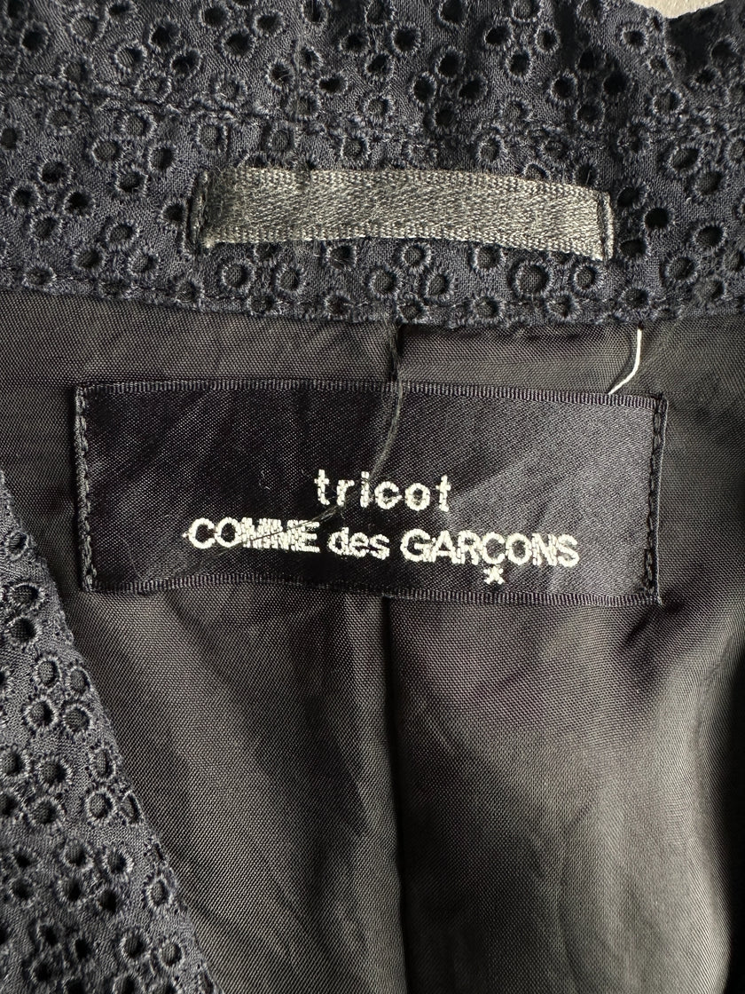 COMME DES GARÇONS TRICOT - 1990s LACE BLAZER