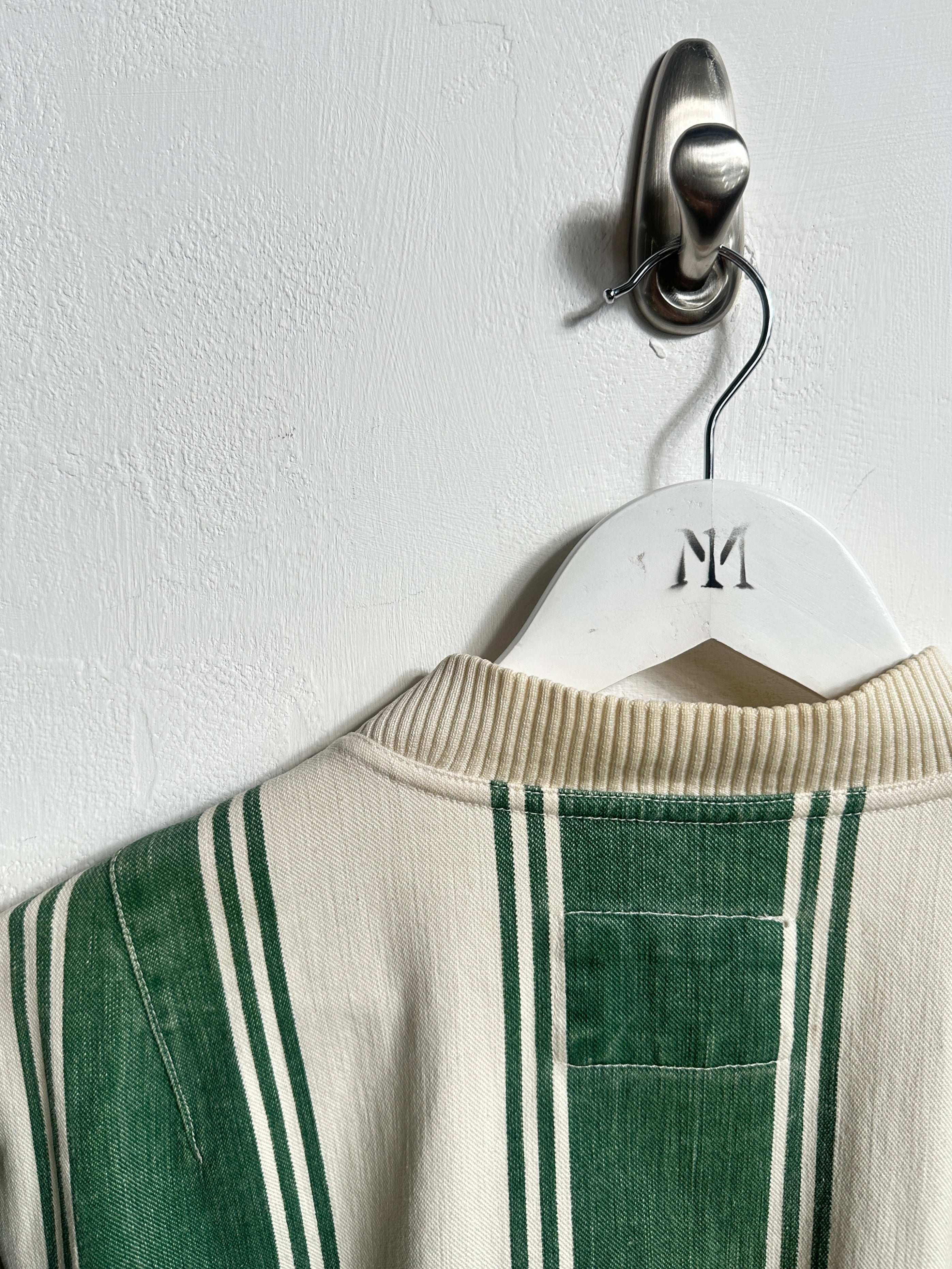 ARMANI JEANS - S/S 1992-1993 STRIPED COTTON BOMBER JACKET